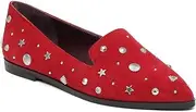 [BCBGeneration] Nikkola Pointed Toe Loafers, Holiday Red, 7.5 US / 37.5 EU