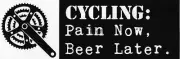 Cycling Beer vinyl bumper sticker mountain bike fat sram xx1 xo1 specialized mtb