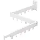 Tri-Fold Clothes Drying Rack Clothes Hanger Wall Mounted Laundry Clothesline