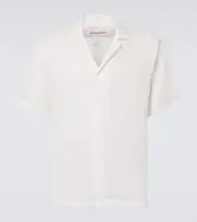 [Orlebar Brown] Orlebar Brown Maitan linen shirt UK 16 white