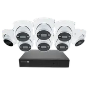 Swann AdvancedX Wired NVR Security System 16 Channel with 8 Dome Cameras