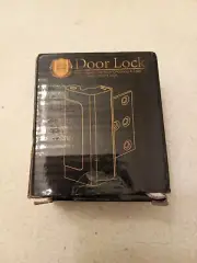 Home Security Door Lock Withstand 800 lbs for Inward Swinging Door NEW IN BOX