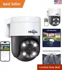 Auto Tracking +2-Way Audio】 5MP PoE Security Camera Outdoor,PTZ 300°Pan 90 Ti...