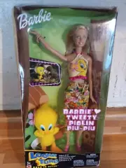 Barbie Tweety Piolin Piu-Piu Bird Looney Tunes Mattel B7038 Back In Action Read