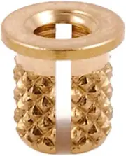 E-Z LOK Threaded Insert for Plastic Flanged Brass Thread Inserts 4-40 Pack of 50