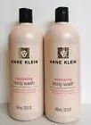 2 Bottles Anne Klein ~ Exfoliating Body Wash with Jojooba Oil 32 fl oz Each
