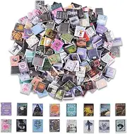 300 Pcs Mini Books Sets,Miniature Book Model for Anxiety Bookshelf,1:12 Mini Dollhouse Accessories for DIY Creative Decorations
