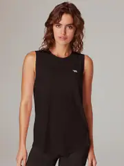 Running Bare Tencel Singlet. Women's Workout Top