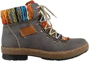 [Rieker] Women's Ankle Boots Z6633, Lady Boots, Removable Insole