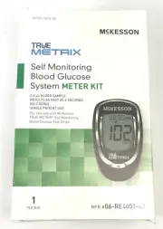 Truemetrix Self Monitoring Blood Glucose System Meter Kit 06-RE4051-43