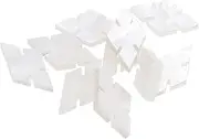 Musiclily Pro 11.5mm Natural Mother of Pearl Diamonds Snowflake Guitar Fretboard Inlay Dots, White Pearl(Set of 10)