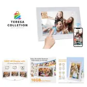 Frameo Digital Picture Frame WiFi -10.1 Inch Digital Photo Frame, 16GB Memory...