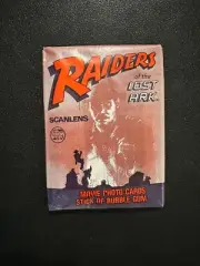**QUITE RARE** Scanlens RAIDERS OF THE LOST ARK Wax Pack [EXCELLENT condition]