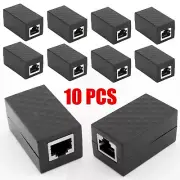 10x RJ45 Lightning Arrester Adapter Ethernet Surge Protector Protect Device