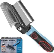 IFAN™ Professional 2-in-1 Pet Comb Cat Brush Dog Brush Cat Grooming Comb Dog Grooming Comb Remove Fleas & Knot-Open & Carding & Flying Hair Removing Tools for Hairs Dogs & Cats (67t)