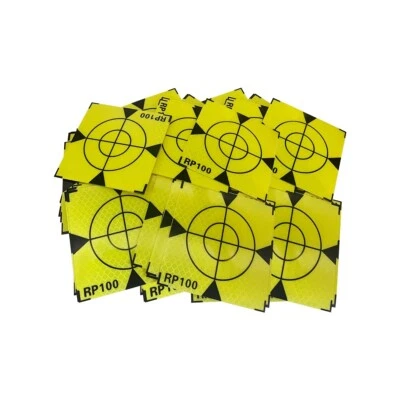 20PCS Slight Green Reflector Sheet 100X100MM Reflective Tape Target for survying