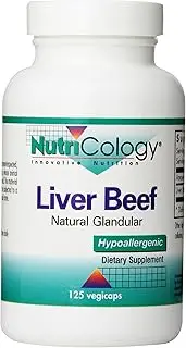 Nutricology Liver Beef, 125 Vegicaps