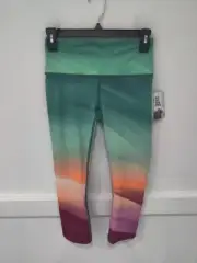NWT DSG Women's Performance Capri Legging Prisma Size XS Gym Activewear $40 F236