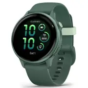 Garmin vvoactive 6 Metallic Jasper Green with Jasper Green Band 010-02985-02