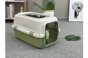 YES4PETS Medium Dog Cat Rabbit Crate Pet Kitten Carrier Parrot Cage Green