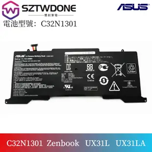 華碩ASUS Zenbook UX31L UX31LA  C32N1301 筆電電池