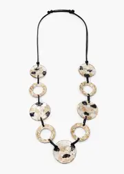 [Taking Shape] Taking Shape Natural Statement Necklace in Multi - Women's Accessories Multi