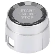 Car Buttons Switch Engine Start Stop Trim Crystal Replacements for BMW F Chassis F30 / F10 T1 Interior Mouldings SilverSilver Black SZRH