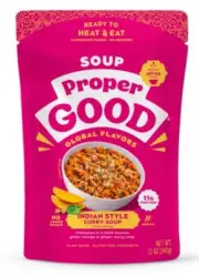 6 PACK! NEW! Proper Good Indian Style Curry Soup,Chana Masala, 12 oz, FREE SHIP!
