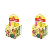 2x 4pc Jokari Reusable Ice Cream Cool Cones/Frozen Push-Up Pops Mould Asstd 9cm