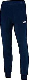 [JAKO] Classico Children's Tracksuit Bottoms, Classic Sports Trousers for Boys and Girls, with Zip and Ribbed Insert at The Leg Cuffs