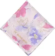 HANAE MORI（ハナエモリ） Hanae Mori 04006008 Handkerchief Women's Gauze Handkerchief, Women's Floral Pattern, Butterfly