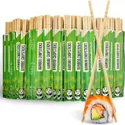 Disposable Bamboo Chopsticks, Bulk Chopsticks (50 Count), Separated Bamboo Chop