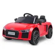 Audi R8 Spyder Licensed Kids Ride On Electric Car with Remote Control- Red