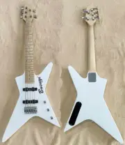 Busuyi 5 String Short Scale Bass White