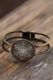 Snowflake Cuff Bangle--NES-CSNOW