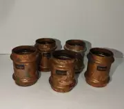 Pack of 5: Viega 1 1/4" Propress Copper Coupling W/ Stop