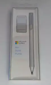 Microsoft Surface Pro Pen Stylus Model 1710 with 4 extra tips - Silver