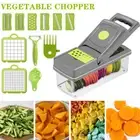 Vegetable Chopper with 8 Blades Food Chopper Multifunctional Onion Mincer PaOyY