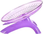 Levemolo Hamster Running Wheel Guinea Pig Running Wheel Cat Wheel Flying Saucer Hamster Rat Wheel Pet Wheels Flyingsocer Rat Exercise Wheel for Pets Gerbil Wheel Spinner Car Violet Plastic