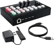 Video Switcher, HDMI Live Stream Switcher, 4 HDMI, 3 Channels Audio Input