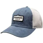 Bridgestone Golf Retro Hat Adjustable Snapback NEW Blue