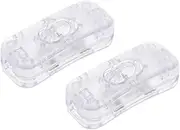 uxcell Inline Cord Switch AC 250V 2A 500W SPST On/Off Rocker Switch Table Lamp Desk Light Switch, Clean (Pack of 2)