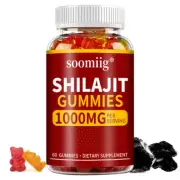Himalayan Shilajit Gummies, Organic, Extremely Potent 1000 mg, Fulvic Acid