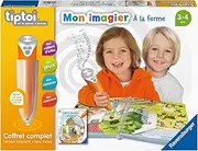 Ravensburger 4005556000357 Coffret Complet Lecteur Interactif + Livre à la Ferme tiptoi Complete Set with Interactive Reader + Book My Imagier on The Farm