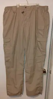 NEW NWT Mens Propper Tactical Pants Size 50x37 Unhemmed Khaki Nine Pockets