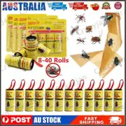 8-40x Sticky Fly Trap Paper Insect Bug Catcher Strip Fruit Fly Gnat Trap Killer