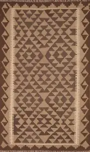 Southwestern Reversible Kilim Oriental Area Rug 3'x5' Flat-weave Tribal Carpet