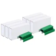 Staples for Stapler, 6 Pack #10 Mini 3/16 Inch Length Staples Green
