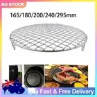 Round Stainless Steel Cake Cooling Rack Wire Cooler Baking BBQ Oven Tray Net Bar