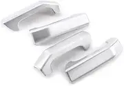 Interior Console Trim for Land for Rover for Discovery 3 LR3 2004-2009 Car Interior Door Handles Trim Cover Interior Accessories Car Interior Accessories(Silver)